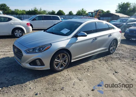 2018 Hyundai Sonata Sport из США, поврежденный, VIN 5NPE34AF3JH677412